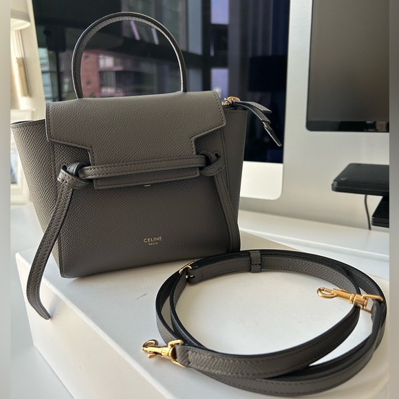 CELINE PICO BELT BAG IN GRAINED CALFSKIN - Picture 4 of 10